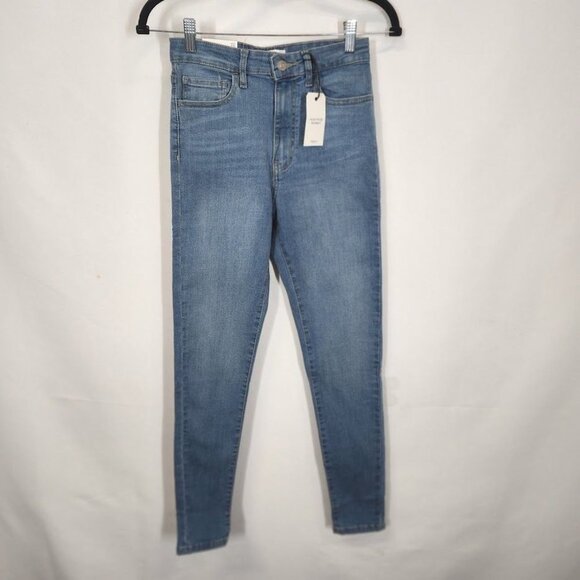 NWT Forever 21 High-Waisted Skinny Jeans in Medium denim Size 27 - Picture 3 of 10
